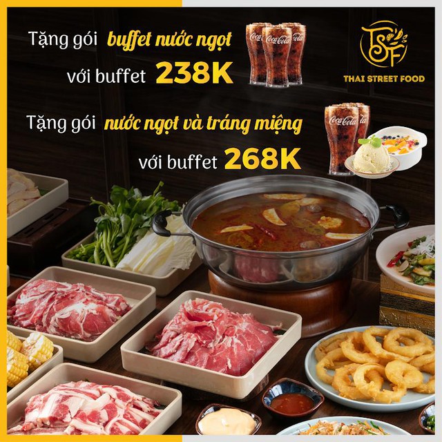 No nê buffet lẩu Thái tặng thêm buffet nước ngọt & tráng miệng chỉ từ 191k - Ảnh 1.