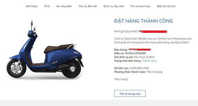 Người Việt “đổ xô” đặt mua xe máy điện quốc dân mới VinFast Evo200 - Ảnh 1.