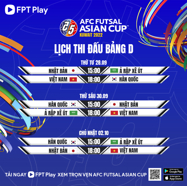 FPT Play phát sóng trực tiếp các trận đấu của ĐT Futsal Việt Nam - Ảnh 5.