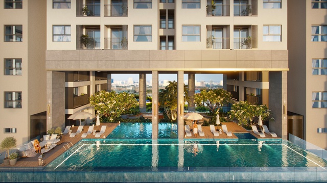 Tận hưởng không gian sống khác biệt với căn hộ nhìn ra sông Sài Gòn - Ảnh 1.