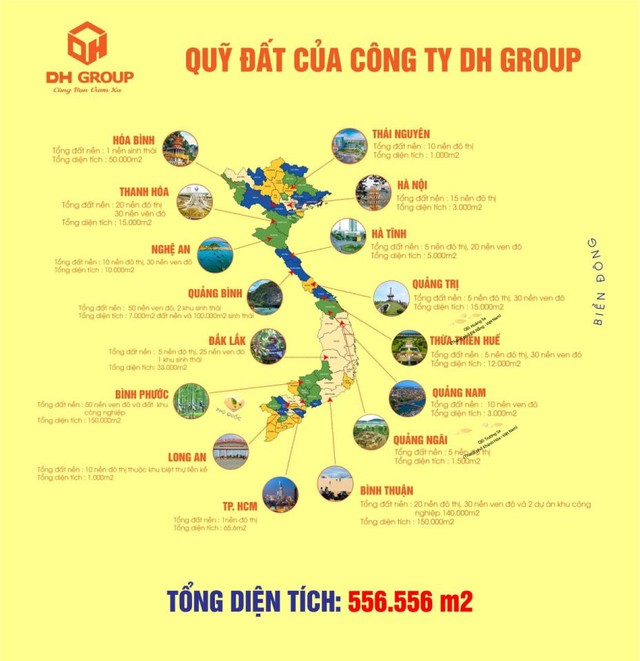 DH Group và tham vọng trong chiến lược chiến lược mở rộng quỹ đất - Ảnh 1.