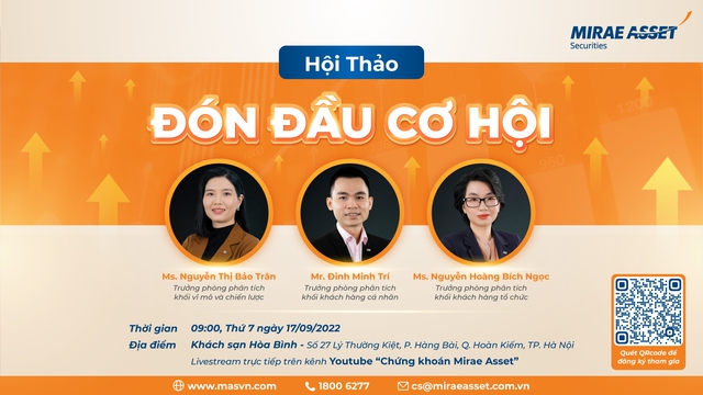 Đón đầu cơ hội đầu tư cuối năm 2022 với chứng khoán Mirae Asset - Ảnh 1. Đón đầu cơ hội đầu tư cuối năm 2022 với chứng khoán Mirae Asset - Ảnh 1.