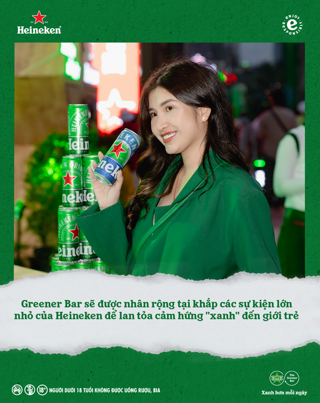 Greener Bar tái xuất tại Heineken Countdown Party 2023, cùng giới trẻ “phủ xanh” mùa lễ hội - Ảnh 4.