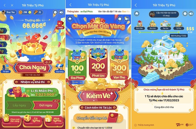 H&agrave;ng triệu người tham gia ZaloPay Tết Triệu Tỷ Ph&uacute; chỉ trong 24h đầu ti&ecirc;n - Ảnh 3.