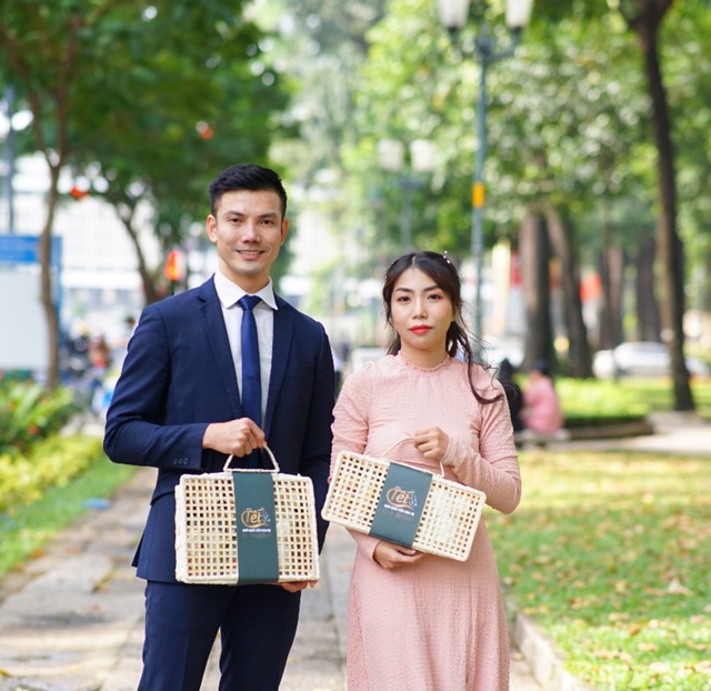 Cộng đồng mạng rần rần vì giỏ quà gia vị làm từ mây tre đan biếu Tết - Ảnh 8.