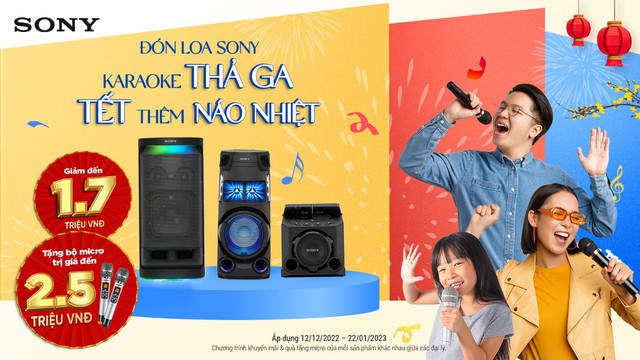 Tưng bừng đ&oacute;n Tết với khuyến m&atilde;i cực đỉnh d&agrave;nh cho loa v&agrave; tai nghe Sony - Ảnh 3.