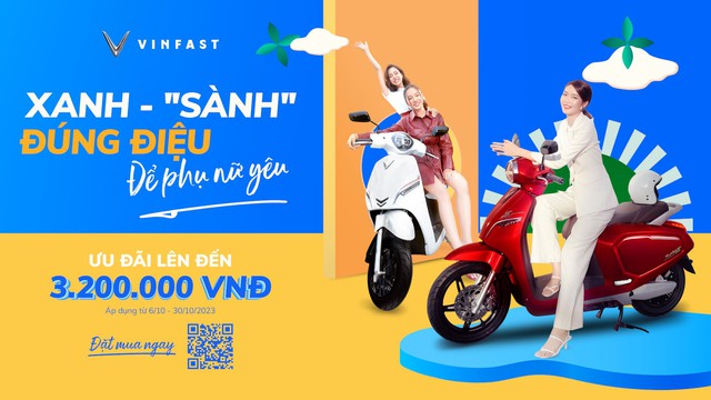 VinFast tung ưu đ&atilde;i th&aacute;ng 10 cho xe m&aacute;y điện l&ecirc;n đến 3,2 triệu đồng - Ảnh 1.