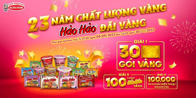 Chi&ecirc;m ngưỡng h&igrave;nh ảnh thực tế g&oacute;i m&igrave; v&agrave;ng 24K v&agrave; tiệc m&igrave; bay d&aacute;t v&agrave;ng độc đ&aacute;o từ Hảo Hảo - Ảnh 5.
