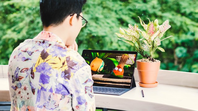 C&aacute;ch m&agrave;n h&igrave;nh Dynamic AMOLED 2X tr&ecirc;n Galaxy Tab S9 Series khiến một người l&agrave;m s&aacute;ng tạo như t&ocirc;i bị &ldquo;cuốn v&agrave;o lưới t&igrave;nh&rdquo; - Ảnh 5.