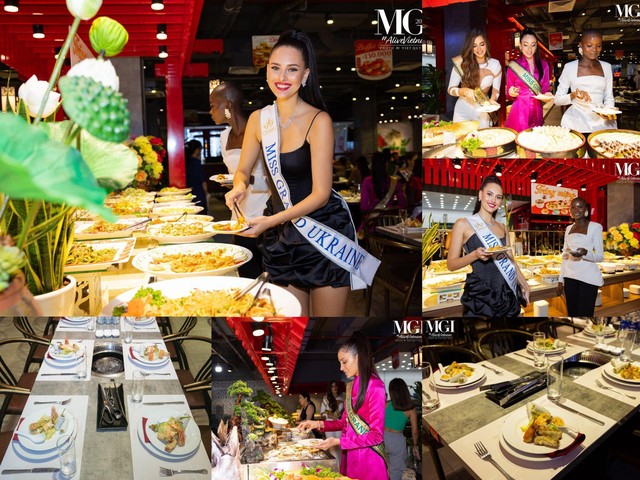 Đi ăn Buffet Hải sản Cửu Vân Long: Hoa hậu Lê Hoàng Phương hoá đại sứ ẩm thực - Ảnh 5.