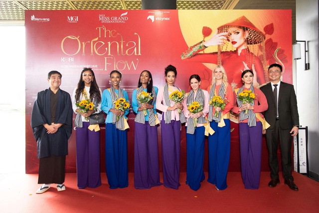 D&agrave;n th&iacute; sinh Miss Grand International 2023 &ldquo;đổ bộ&rdquo; KOBI Onsen Resort Hue - Ảnh 2.