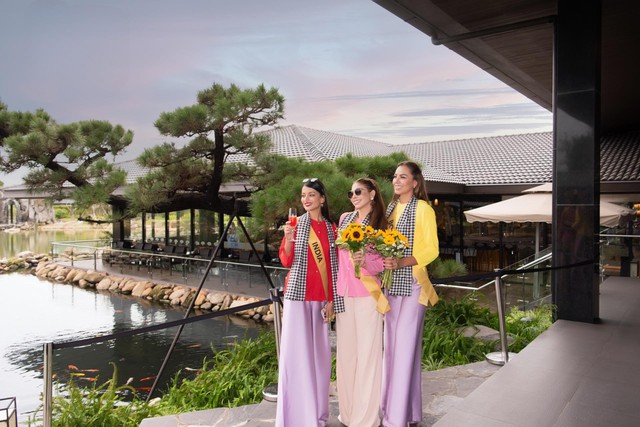 D&agrave;n th&iacute; sinh Miss Grand International 2023 &ldquo;đổ bộ&rdquo; KOBI Onsen Resort Hue - Ảnh 3.