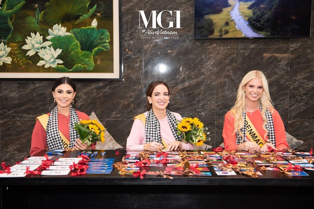 D&agrave;n th&iacute; sinh Miss Grand International 2023 &ldquo;đổ bộ&rdquo; KOBI Onsen Resort Hue - Ảnh 5.