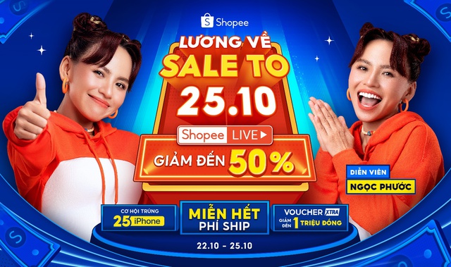 Lương về sale to, biến hóa phong cách Halloween với hàng ngàn deal xịn từ Shopee - Ảnh 1.