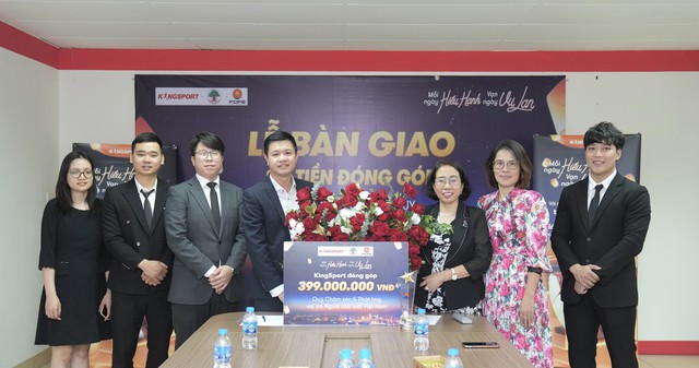 KingSport đ&oacute;ng g&oacute;p 399.000.000VNĐ v&agrave;o Quỹ Chăm s&oacute;c v&agrave; Ph&aacute;t huy vai tr&ograve; người cao tuổi Việt Nam - Ảnh 1.