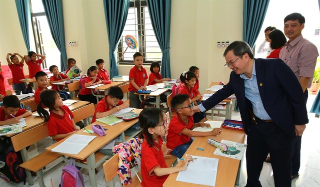 Khánh thành trường tiểu học tại Hưng Yên do BSR tài trợ - Ảnh 2.