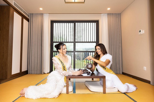 Cận cảnh không gian nhà chung của Miss Grand International 2023 tại KOBI Onsen Resort Hue - Ảnh 8.