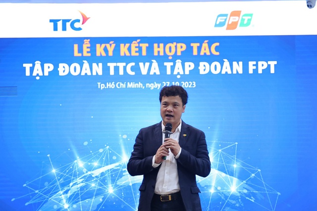 Lễ ký kết hợp tác giữa Tập đoàn TTC và Tập đoàn FPT - Ảnh 4.