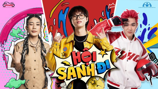“Hội Sành Đi” - Bản rap giao thông trendy với sự kết hợp bộ ba rapper Gen Z Low G, Umie và Captain - Ảnh 1.