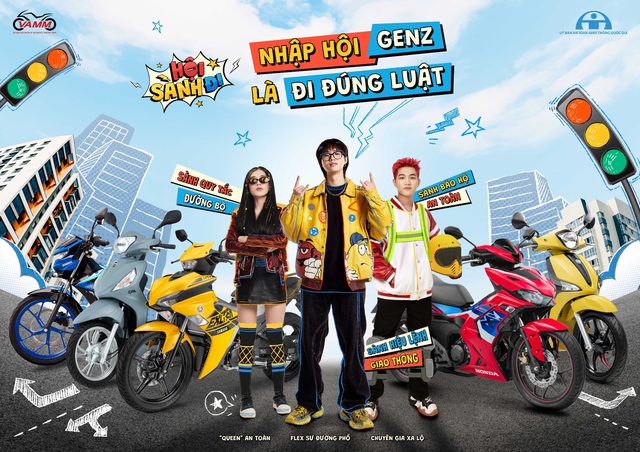 “Hội Sành Đi” - Bản rap giao thông trendy với sự kết hợp bộ ba rapper Gen Z Low G, Umie và Captain - Ảnh 5.