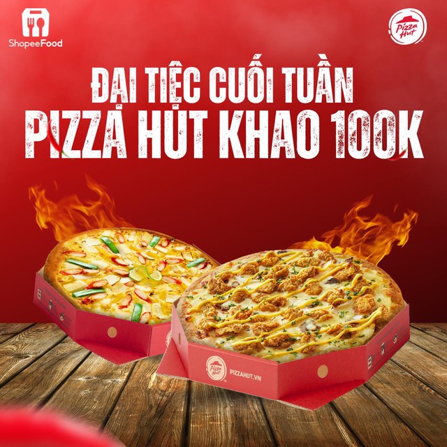 Đại Tiệc Cuối Tuần - Pizza Hut khao ngay 100.000 đồng - Ảnh 1.