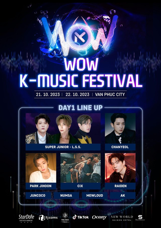 WOW K-MUSIC FESTIVAL 2023 quy tụ loạt sao Kpop quá đỉnh: KANGDANIEL, Chanyeol (EXO), iKON và nhiều hơn thế nữa - Ảnh 1.