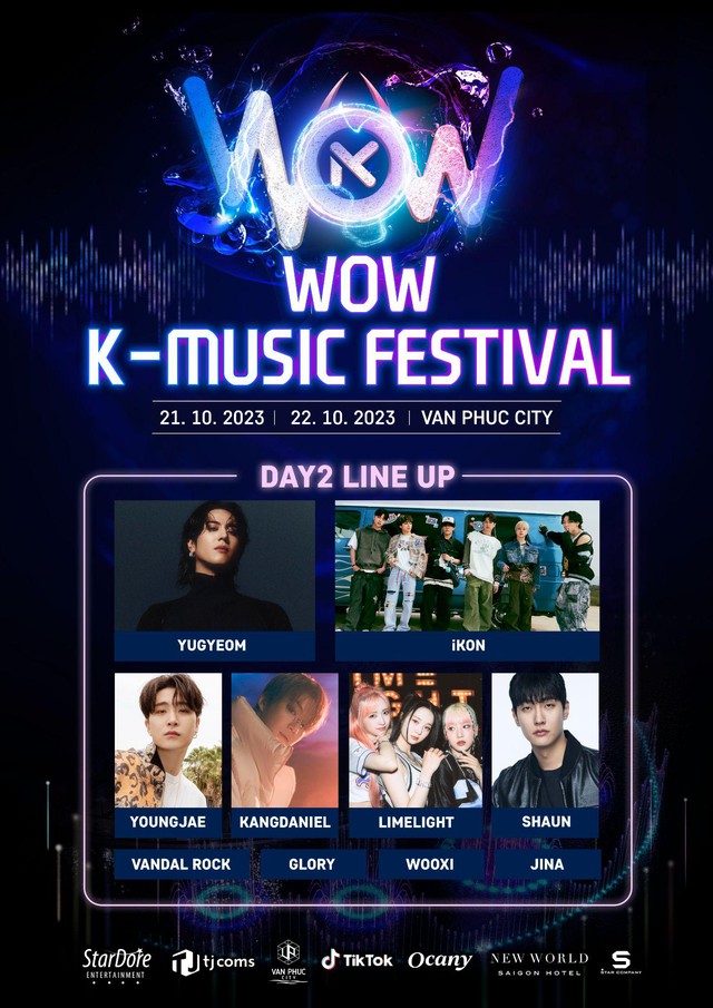 WOW K-MUSIC FESTIVAL 2023 quy tụ loạt sao Kpop quá đỉnh: KANGDANIEL, Chanyeol (EXO), iKON và nhiều hơn thế nữa - Ảnh 2.