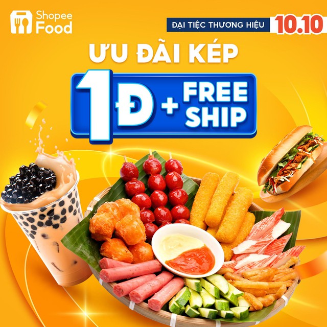 1001 deal hời cho&aacute;ng v&aacute;ng đang đợi c&aacute;c t&iacute;n đồ ăn uống khai ph&aacute; trong 10.10 Đại Tiệc Thương Hiệu - Ảnh 1.