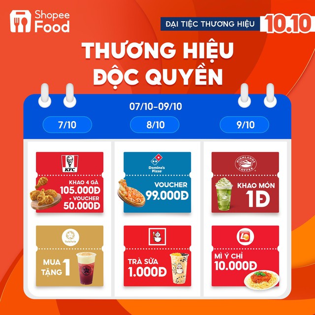 1001 deal hời cho&aacute;ng v&aacute;ng đang đợi c&aacute;c t&iacute;n đồ ăn uống khai ph&aacute; trong 10.10 Đại Tiệc Thương Hiệu - Ảnh 2.