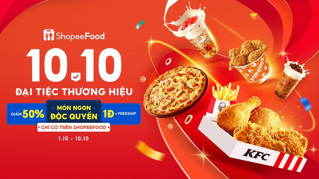 Mua 2 tặng 2 còn đính kèm voucher giảm 50%, các thương hiệu này đang khuynh đảo ShopeeFood 10.10 - Ảnh 5.