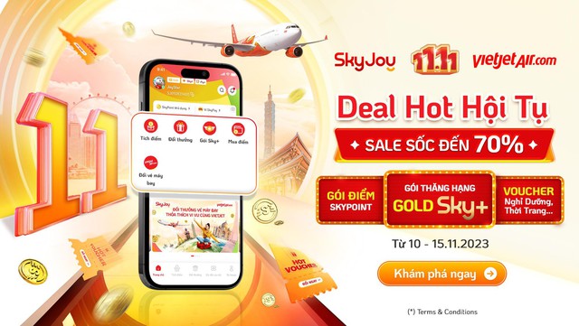 Bắt trọn mùa du lịch, vi vu cùng ưu đãi đến 70% của Vietjet SkyJoy - Ảnh 1.