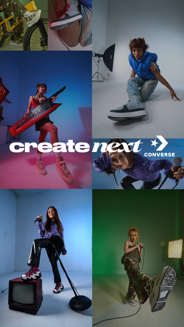 C&ugrave;ng Jackie, Bunny, Payxabeng, MNaive thể hiện c&aacute; t&iacute;nh n&agrave;y l&agrave; ch&iacute;nh bạn trong chiến dịch CONVERSE CREATE NEXT 2023 - Ảnh 1.