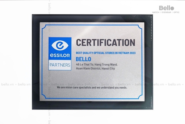 Bello Eyewear là chuỗi cửa hàng tròng kính Essilor chất lượng tốt nhất tại Việt Nam 2023 - Ảnh 1.