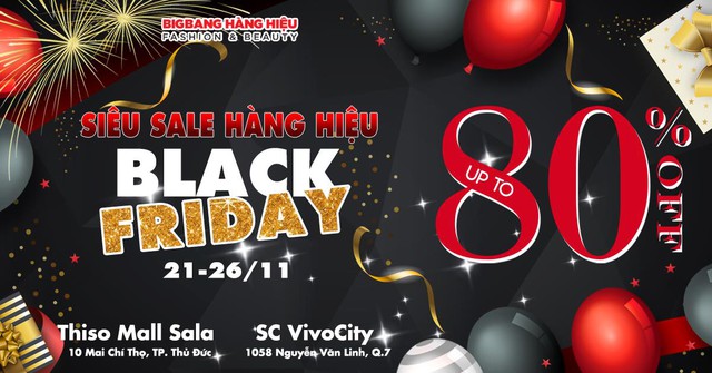 Ch&agrave;o đ&oacute;n chuỗi sự kiện si&ecirc;u mua sắm Black Friday ho&agrave;nh tr&aacute;ng nhất năm tại TP. Hồ Ch&iacute; Minh - Ảnh 1.