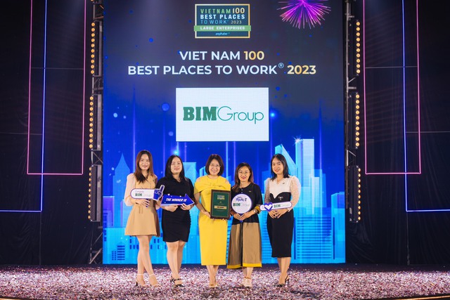 BIM Group được vinh danh trong Top 100 Nơi làm việc tốt nhất Việt Nam - Ảnh 1.