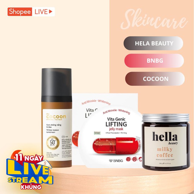 11 Ng&agrave;y Livestream Khủng: Bỏ t&uacute;i b&iacute; k&iacute;p l&agrave;m đẹp từ Trinh Meow c&ugrave;ng loạt sản phẩm giảm s&acirc;u tr&ecirc;n Shopee Live - Ảnh 1.