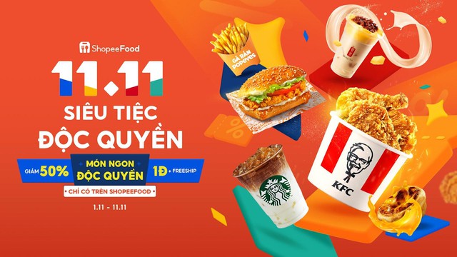 Nắm trong tay to&agrave;n bộ b&iacute; k&iacute;p ph&aacute; đảo ưu đ&atilde;i ShopeeFood trong ng&agrave;y 11.11 - Ảnh 1.