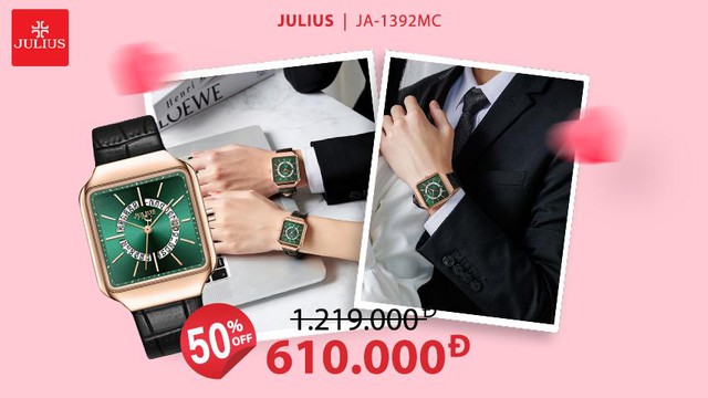 Big sale 50%: Thương hiệu Julius H&agrave;n Quốc tung ra nhiều mẫu giảm sốc - Ảnh 5.