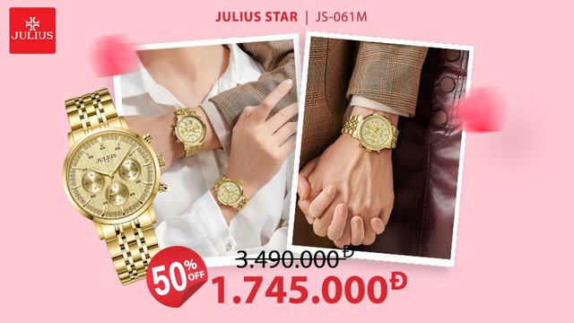 Big sale 50%: Thương hiệu Julius H&agrave;n Quốc tung ra nhiều mẫu giảm sốc - Ảnh 6.