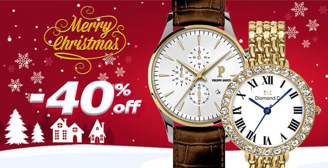 Rộn r&agrave;ng Gi&aacute;ng sinh - Tưng bừng deal sốc l&ecirc;n tới 40% tại Đăng Quang Watch - Ảnh 1.