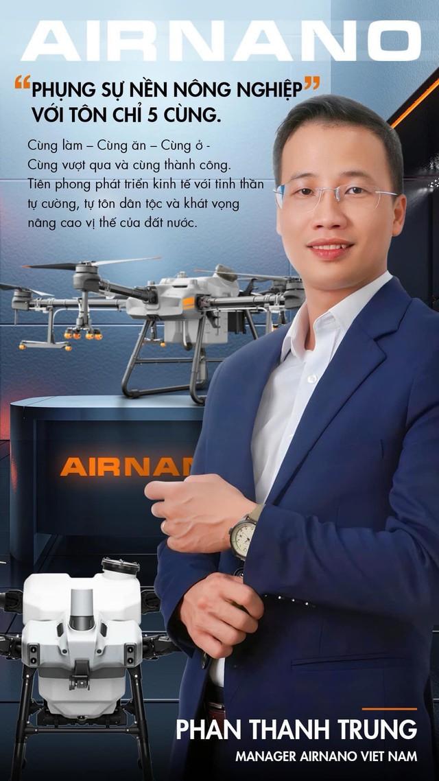 Phan Thanh Trung: CEO trẻ và hành trình tạo ra những cánh đồng số từ drone nông nghiệp - Ảnh 1.