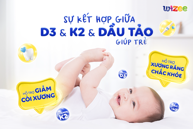 D3K2 lại có thêm dầu tảo - Đây là sản phẩm mẹ bỉm không thể bỏ qua - Ảnh 1.