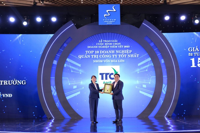 TTC Agris liên tiếp được vinh danh trong top doanh nghiệp quản trị công ty tốt nhất - Ảnh 1.