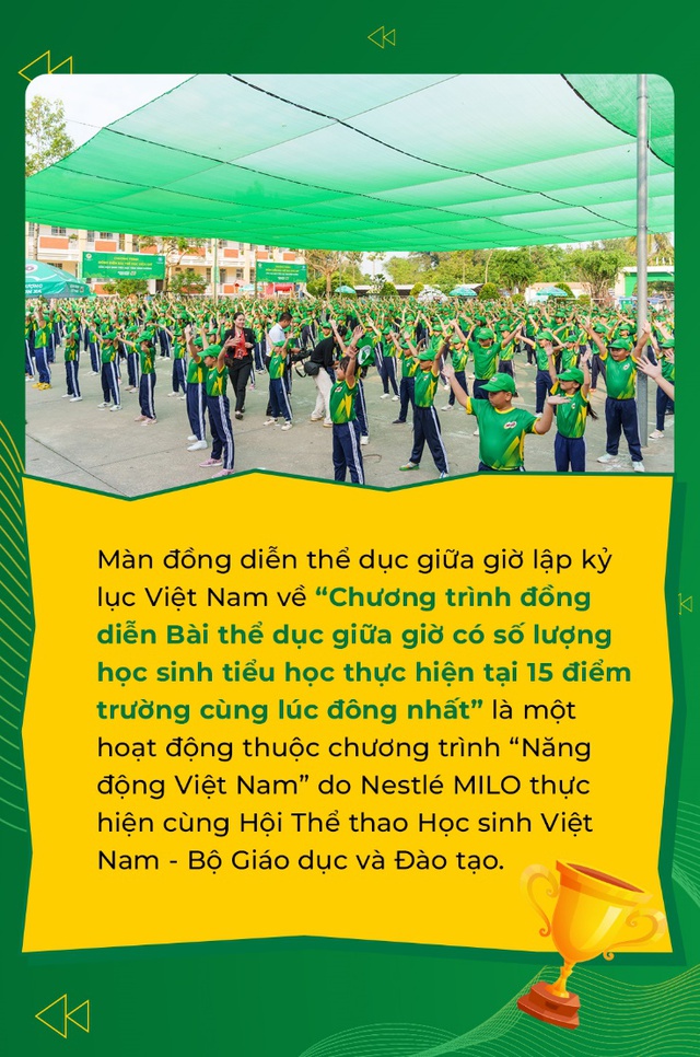 Bình Dương: Khoảnh khắc đáng nhớ tại buổi đồng diễn thể dục giữa giờ đạt kỷ lục Việt Nam - Ảnh 1.