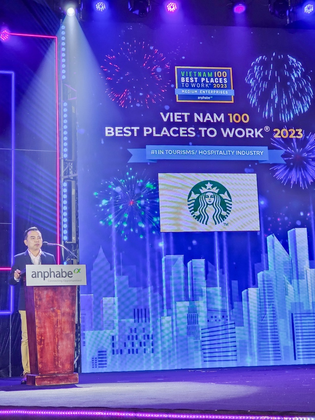 Starbucks Vietnam được vinh danh tại “Top 100 nơi làm việc tốt nhất Việt Nam 2023” - Ảnh 2.