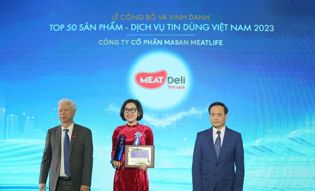 Thịt m&aacute;t MEATDeli tiếp tục được vinh danh Top 10 Tin D&ugrave;ng Việt Nam 2023 - Ảnh 1.