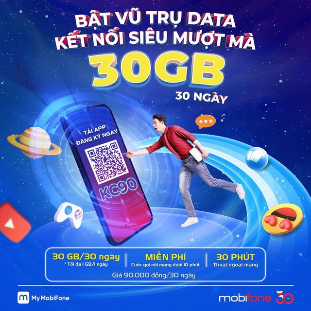 Vũ trụ data của MobiFone: Vào mạng ‘tẹt ga’ - Ảnh 1.