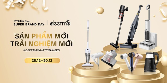 Ngày hội siêu sale Deerma Việt Nam x TikTok Shop: Săn sản phẩm mới tại chuỗi livestream - Ảnh 1.