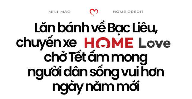 Nối dài yêu thương, chuyến xe Home Love tiếp tục lăn bánh “Mang Tết Ấm về Bạc Liêu” - Ảnh 1.