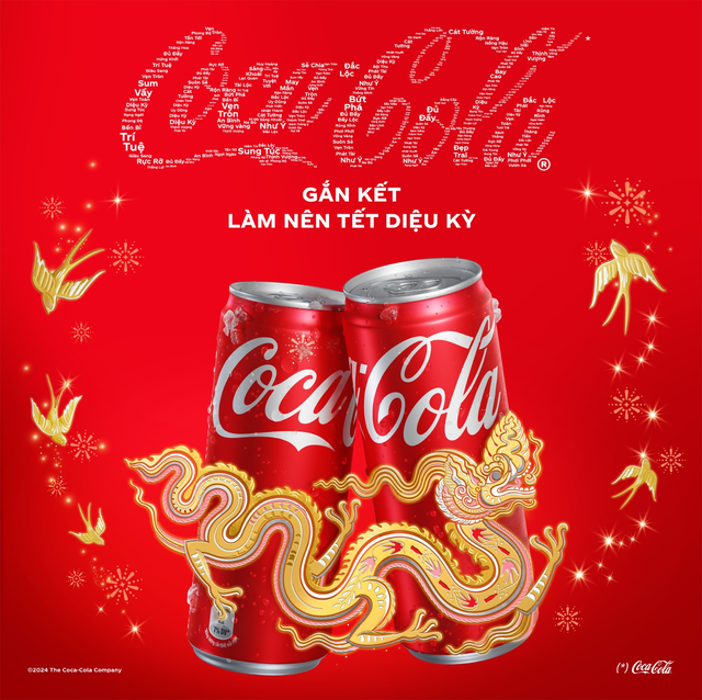 Coca-Cola lan tỏa thông điệp Gắn Kết Làm Nên Tết Diệu Kỳ cho Tết 2024 - Ảnh 1.